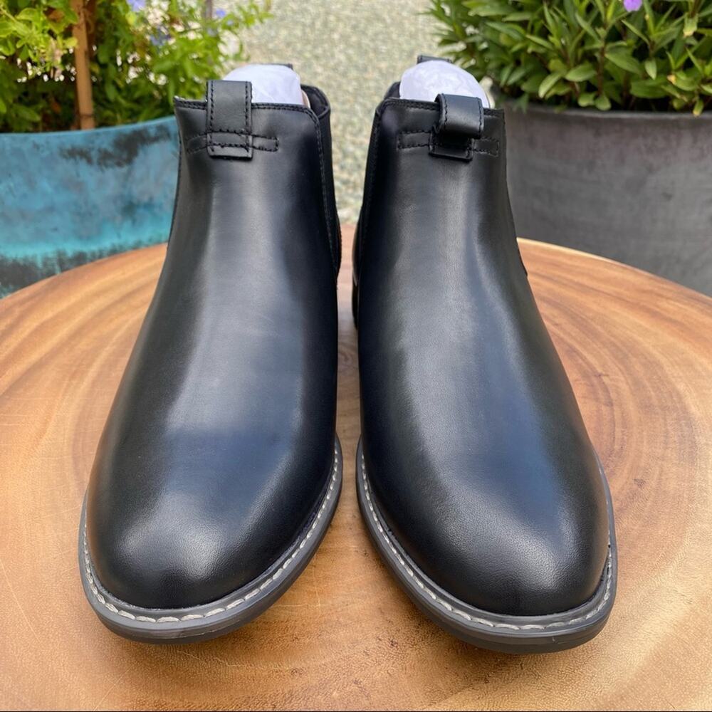 SKECHERS Mark Nason Mens Leather Chelsea Comfort Pull On Boot Black Size 12 - Picture 2 of 6